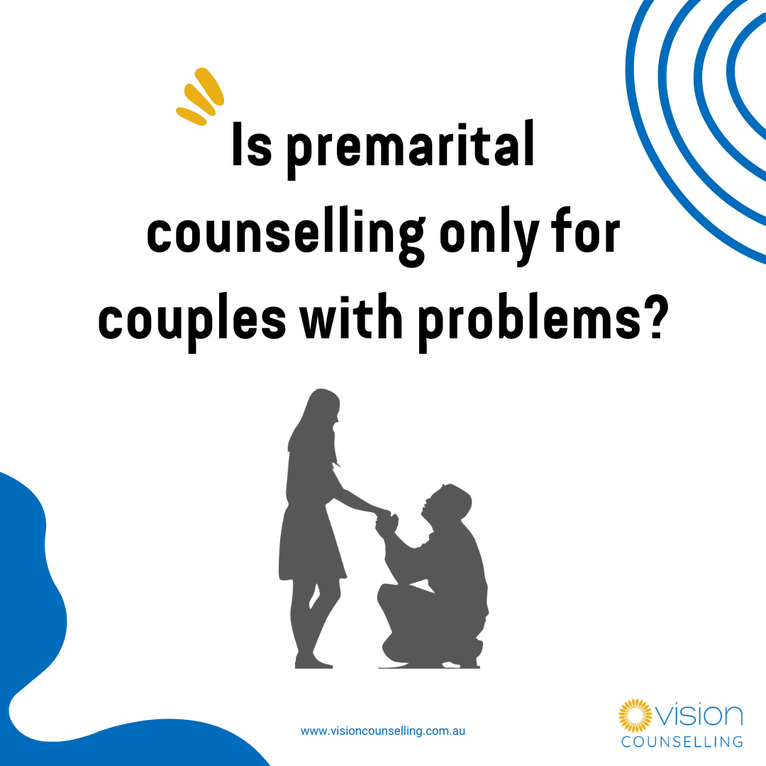 Is premarital counselling only for couples with problems?
